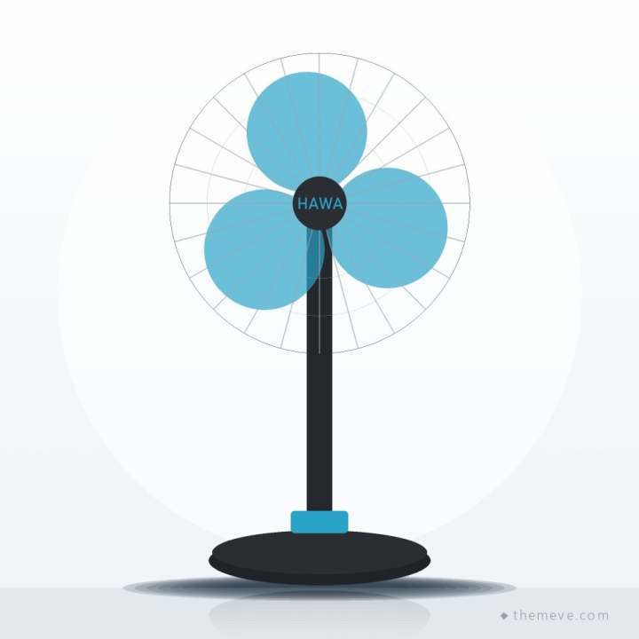 Hawa 18″ Pedestal Fan with Remote