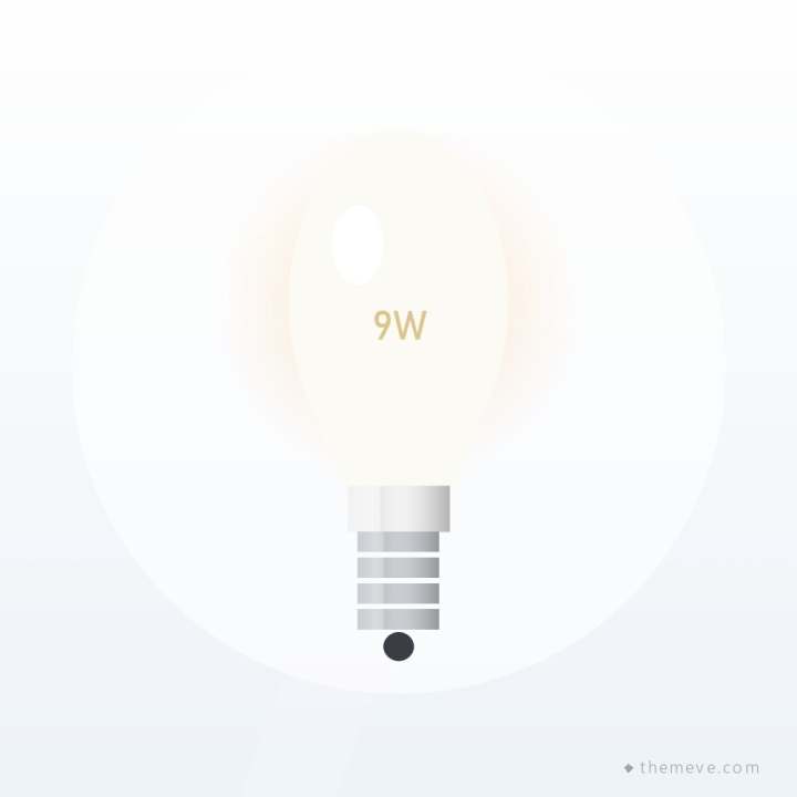 Alok 9 W Warm LED Bulb (Pack of 6)